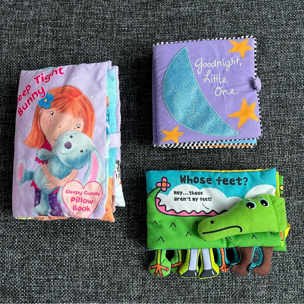 Soft Baby Book Bundle of 3